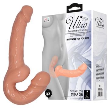 Çift Taraflı Lezbiyen Penis Süper Gerçekçi Strapless | Güvenilir Sexshop - 1
