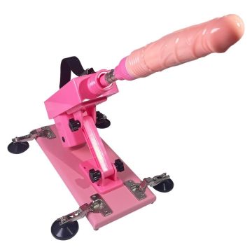 Otomatik İleri Gidip Gelmeli Pembe Renk Seks Makinası