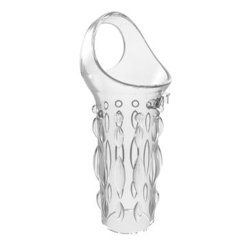 Get Lock Şeffaf Tırtıklı Penis Kılıfı & Testis Kılıfı