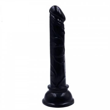 13 cm Vantuzlu ve Belden Bağlamalı Realistik Zenci Dildo - 1