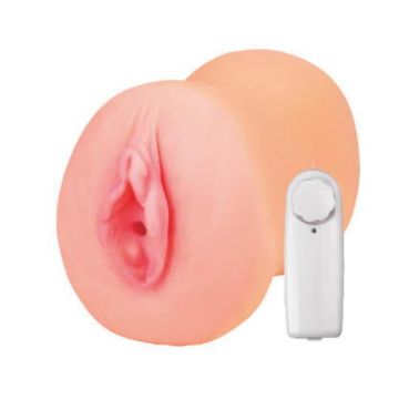 Büyük Boy Realistik Et Dokusunda Titreşimli Suni Vajina No 6 - Mastürbatör