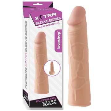 5 cm Uzatmalı Et Dokulu Penis Kılıfı Model 2