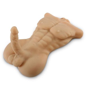 18 cm Realistik Penisli Gerçek Ölçülerde Erkek Vücut