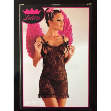 Lolitta Elektra Transparan Seksi Tül Babydoll