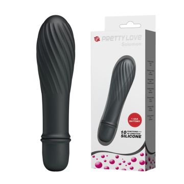 12,3 cm Güçlü Titreşimli Özel Kıvrımlı Vibratör | Siyah - 1
