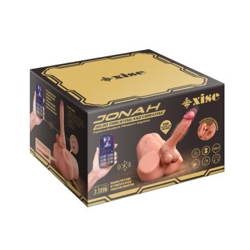Jonah 21.5 cm Hareketli Penisli Erkek Kalça Mastürbatör | Güvenilir Sexshop - 1